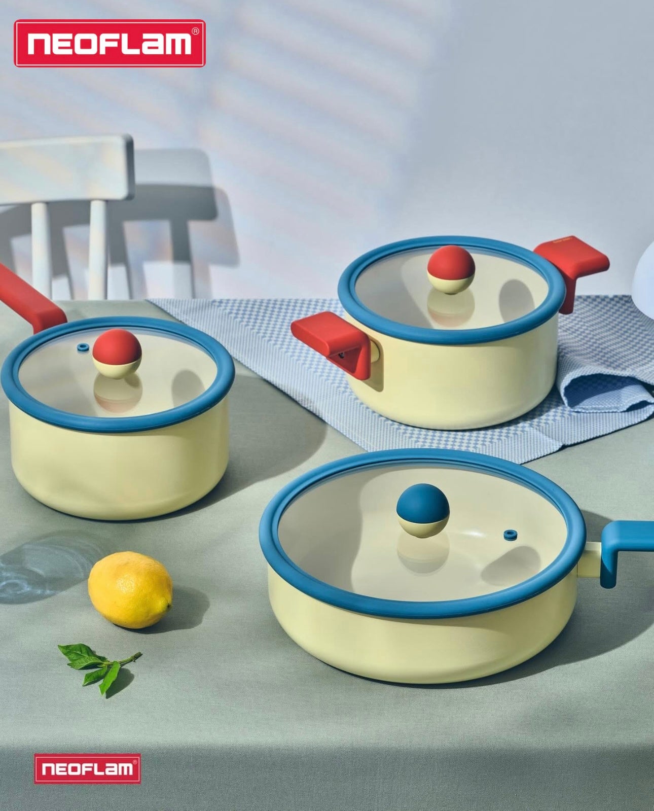 طقم حلل نيوفلام Danis السيراميك  -الكوري🇰🇷